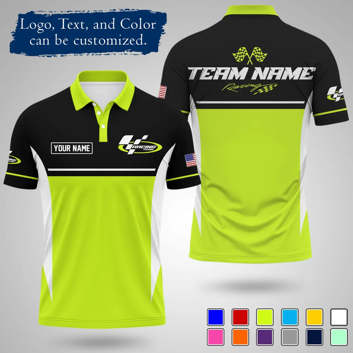 2026 New Custom Racing Polo Sh - Polo Shirt Pique 评论和价格