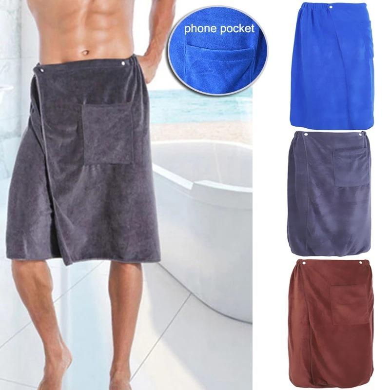 1Pc Men's Soft Polyester Bath  - Beach Towel Large 评论和价格